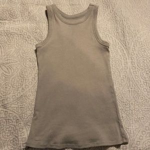 Olive green tank top